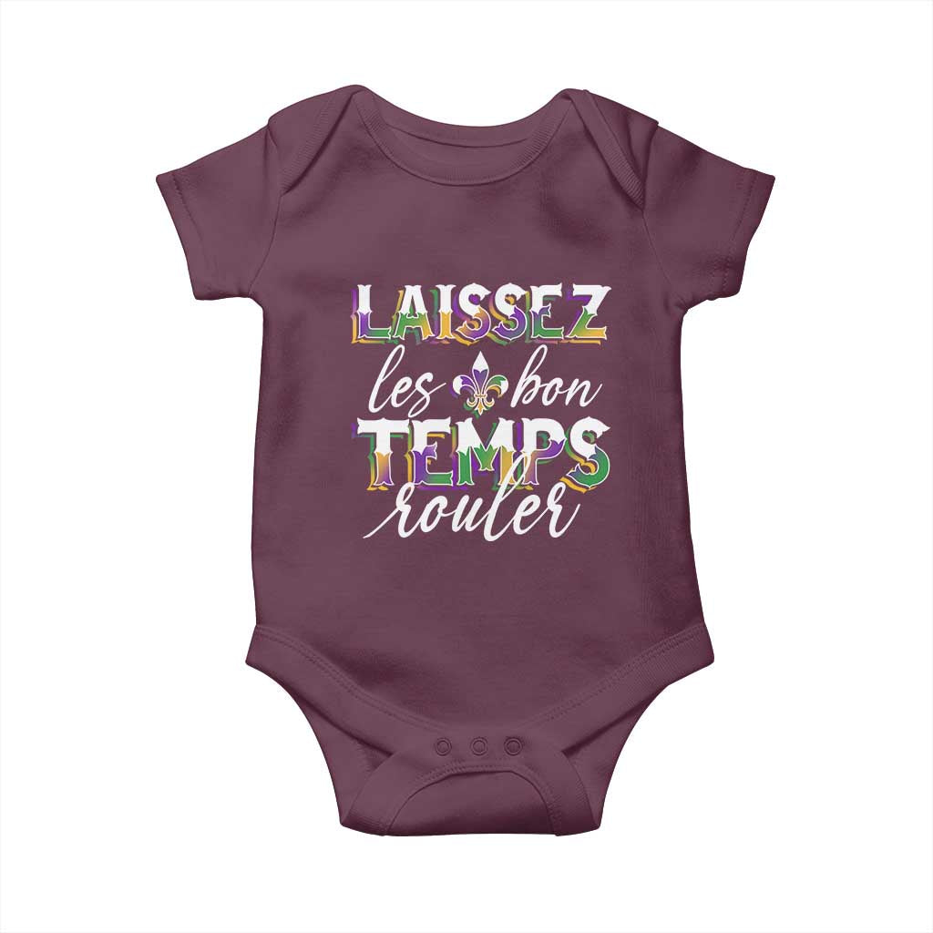 Mardi Gras Baby Onesie Laissez Les Bon Temps Rouler