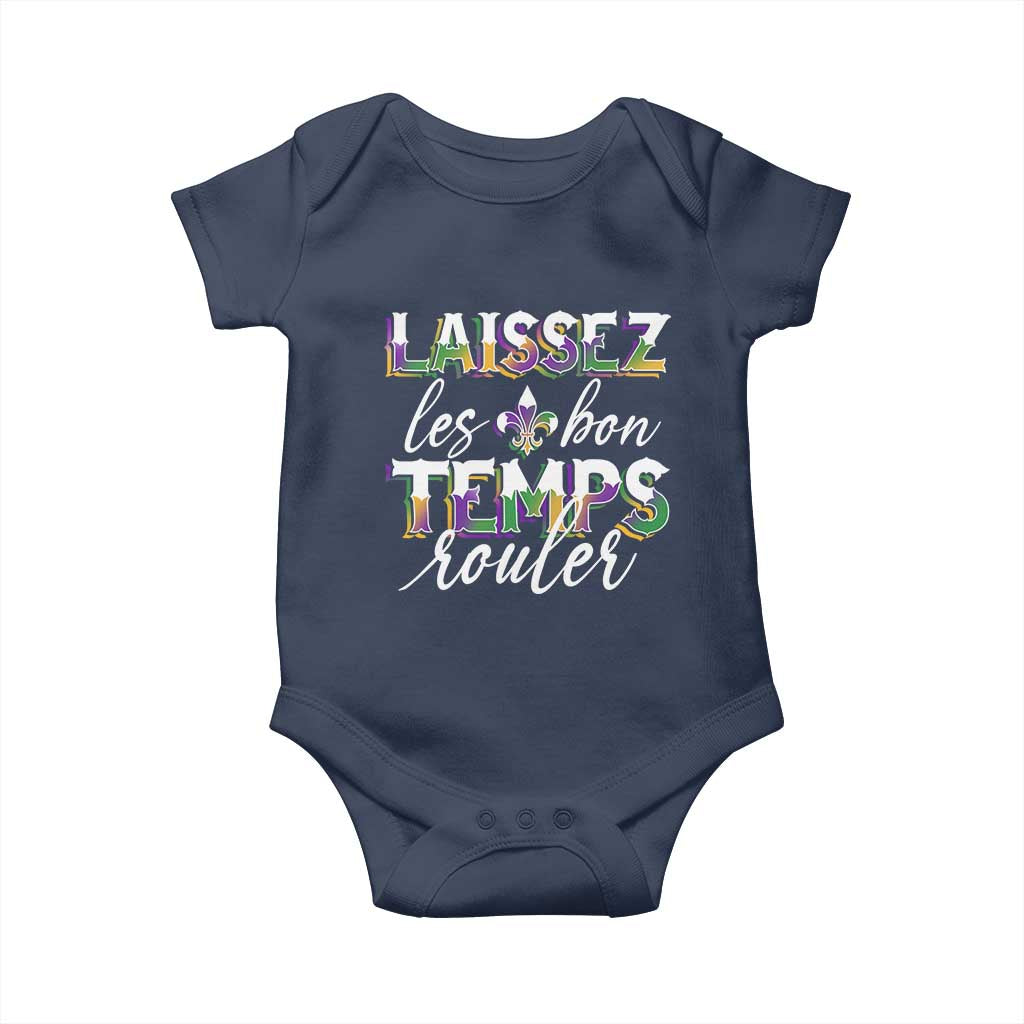 Mardi Gras Baby Onesie Laissez Les Bon Temps Rouler