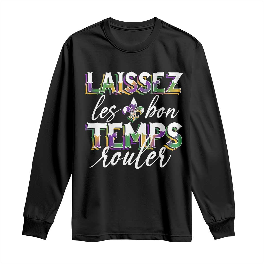 Mardi Gras Long Sleeve Shirt Laissez Les Bon Temps Rouler