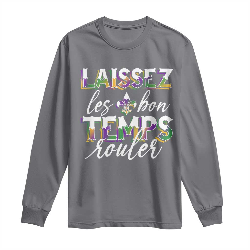 Mardi Gras Long Sleeve Shirt Laissez Les Bon Temps Rouler