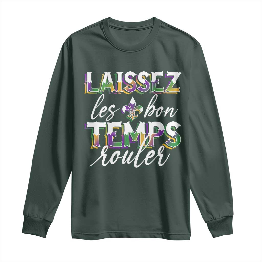 Mardi Gras Long Sleeve Shirt Laissez Les Bon Temps Rouler