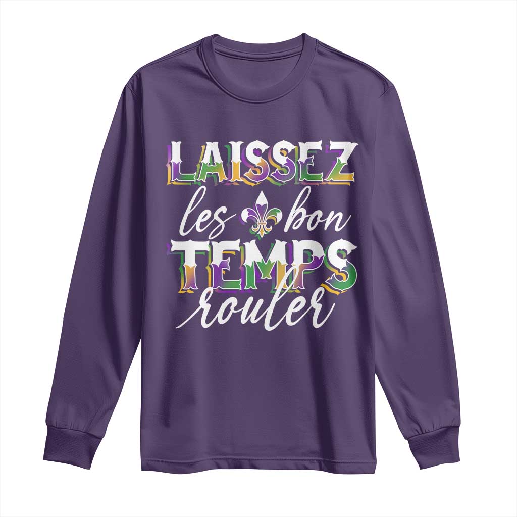 Mardi Gras Long Sleeve Shirt Laissez Les Bon Temps Rouler