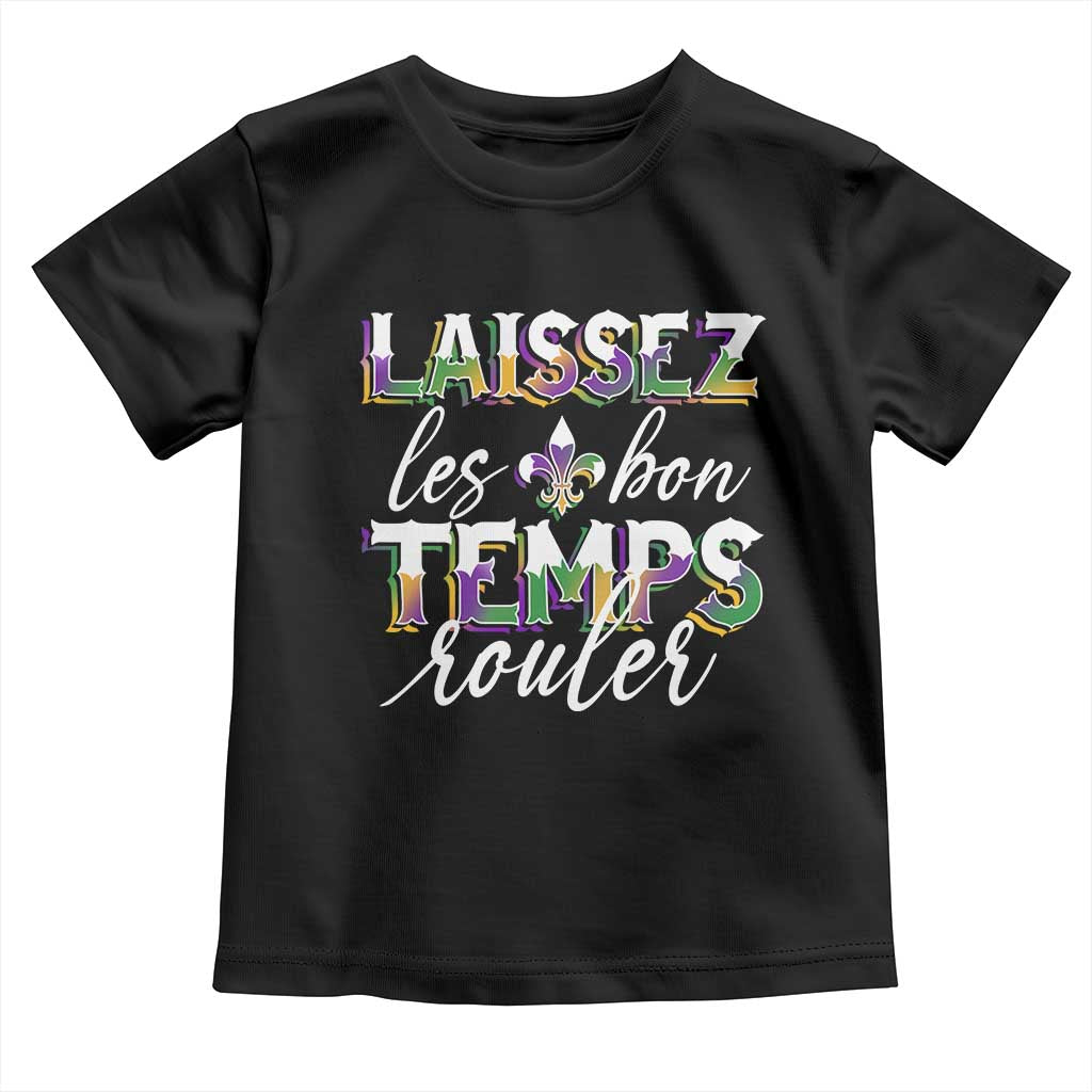 Mardi Gras Toddler T Shirt Laissez Les Bon Temps Rouler