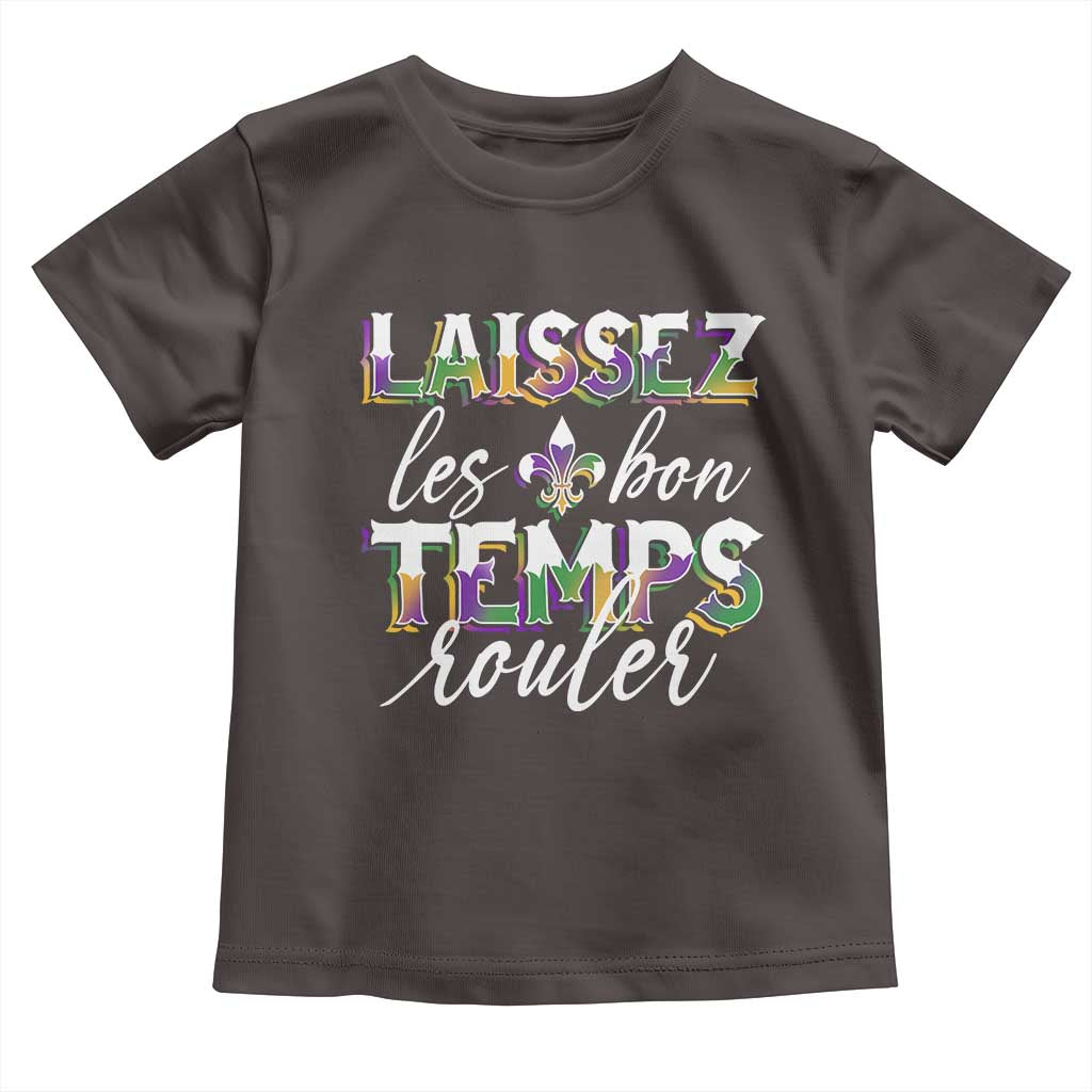 Mardi Gras Toddler T Shirt Laissez Les Bon Temps Rouler