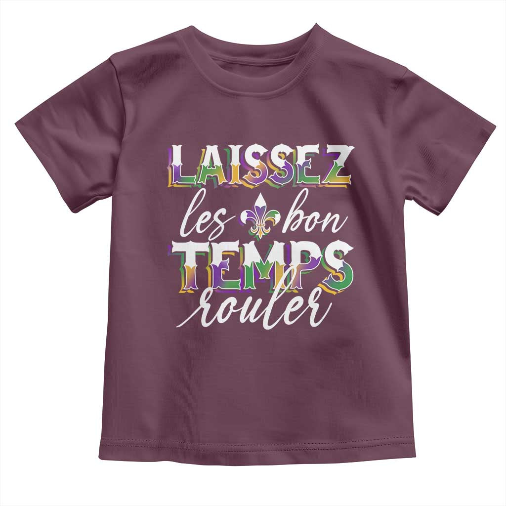 Mardi Gras Toddler T Shirt Laissez Les Bon Temps Rouler