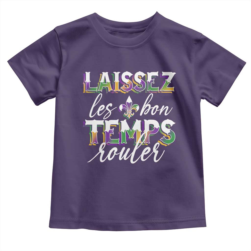 Mardi Gras Toddler T Shirt Laissez Les Bon Temps Rouler