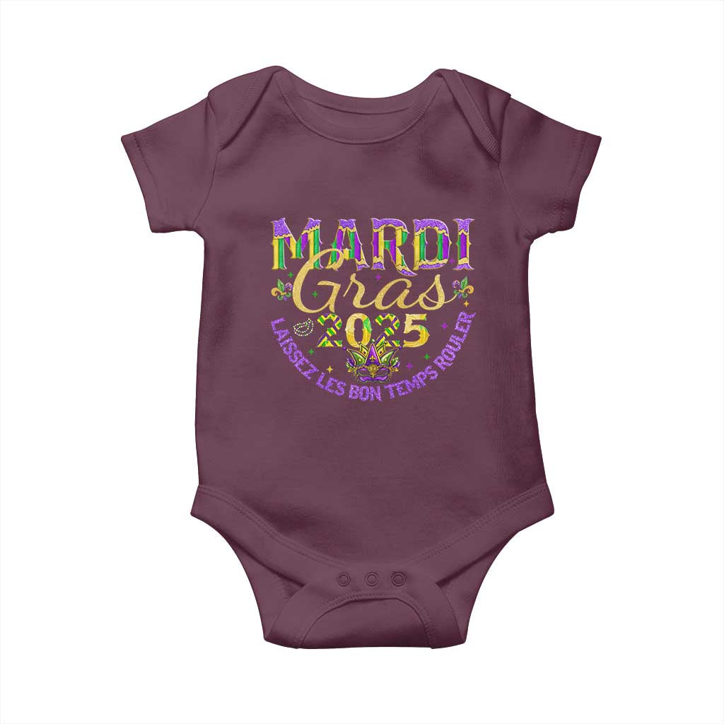 Mardi Gras 2025 Baby Onesie Laissez Les Bon Temps Rouler