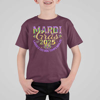 Mardi Gras 2025 T Shirt For Kid Laissez Les Bon Temps Rouler