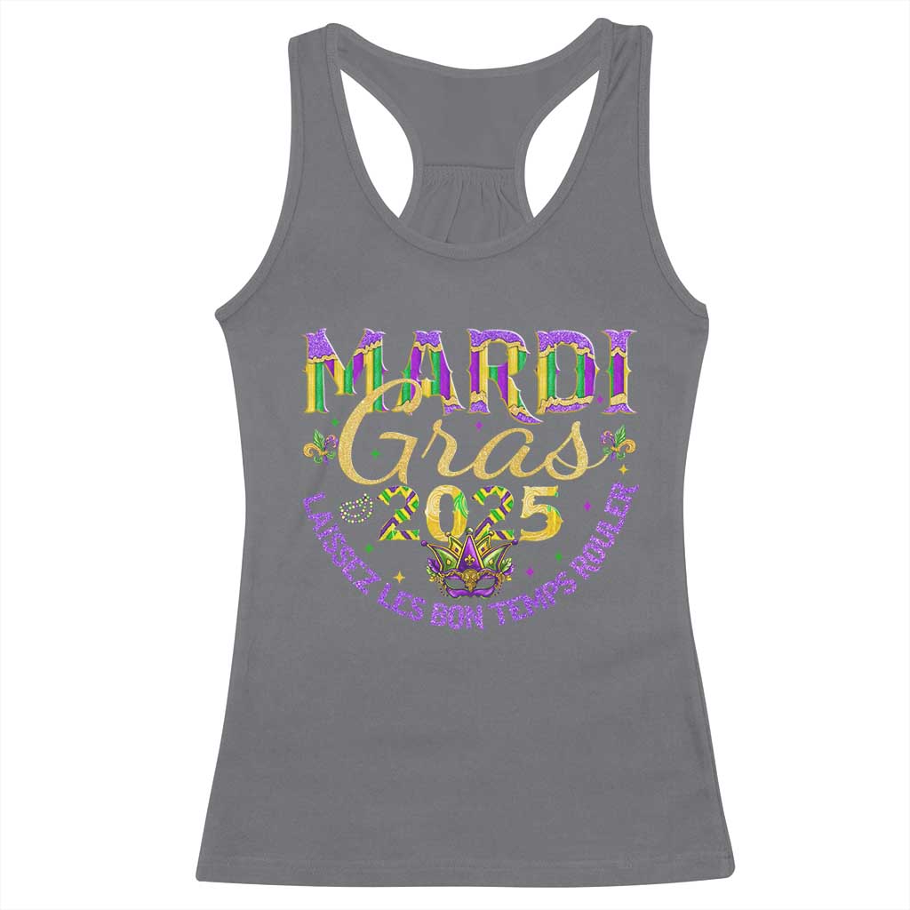 Mardi Gras 2025 Racerback Tank Top Laissez Les Bon Temps Rouler