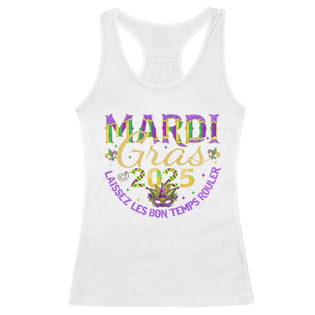 Mardi Gras 2025 Racerback Tank Top Laissez Les Bon Temps Rouler