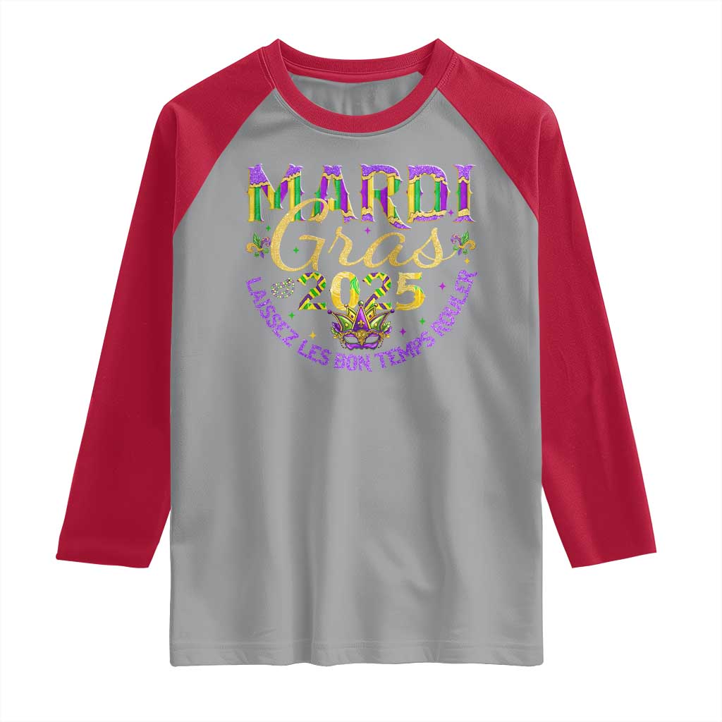 Mardi Gras 2025 Raglan Shirt Laissez Les Bon Temps Rouler