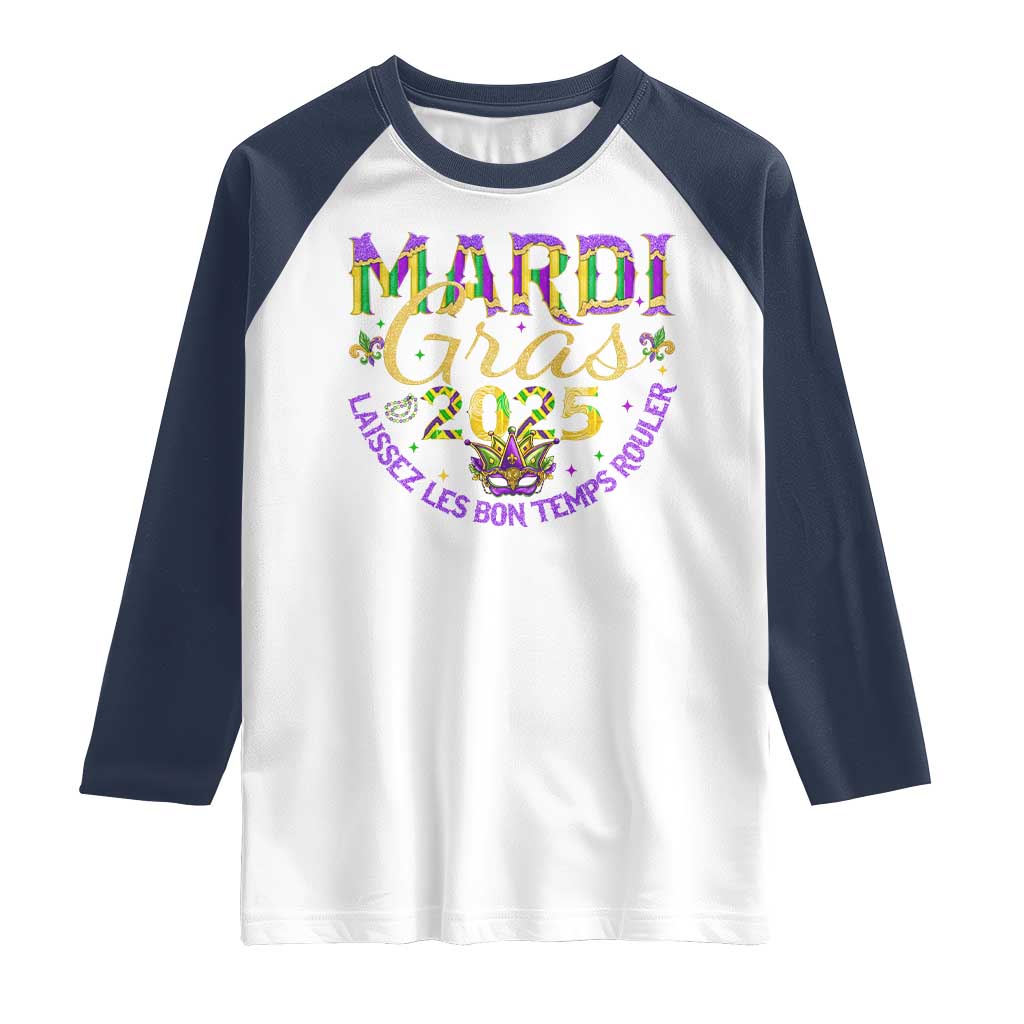 Mardi Gras 2025 Raglan Shirt Laissez Les Bon Temps Rouler