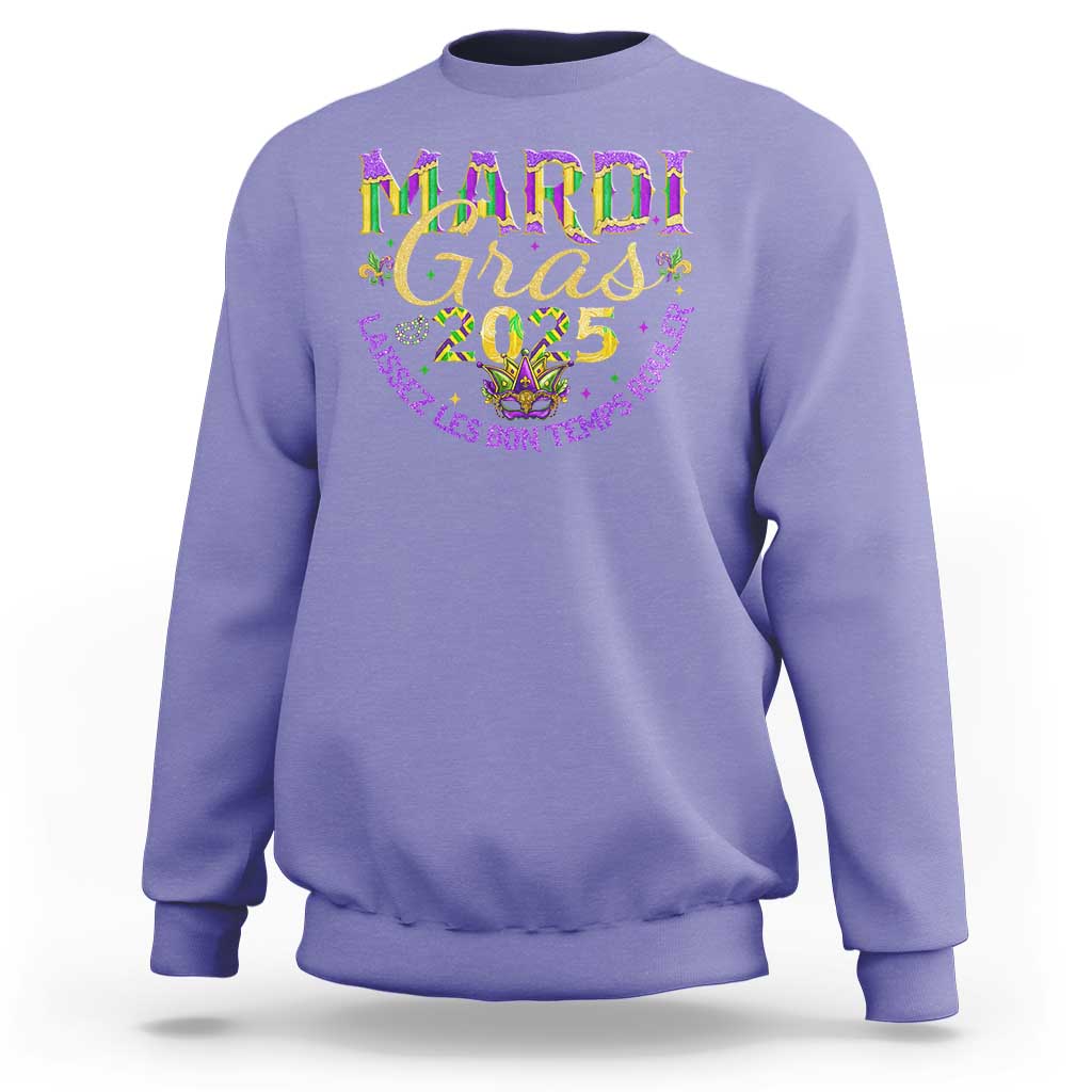 Mardi Gras 2025 Sweatshirt Laissez Les Bon Temps Rouler