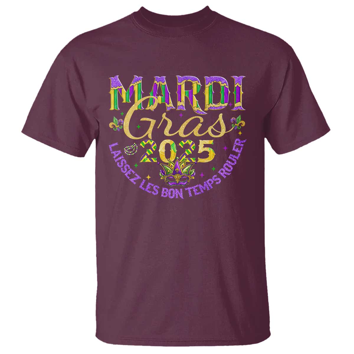 Mardi Gras 2025 T Shirt Laissez Les Bon Temps Rouler