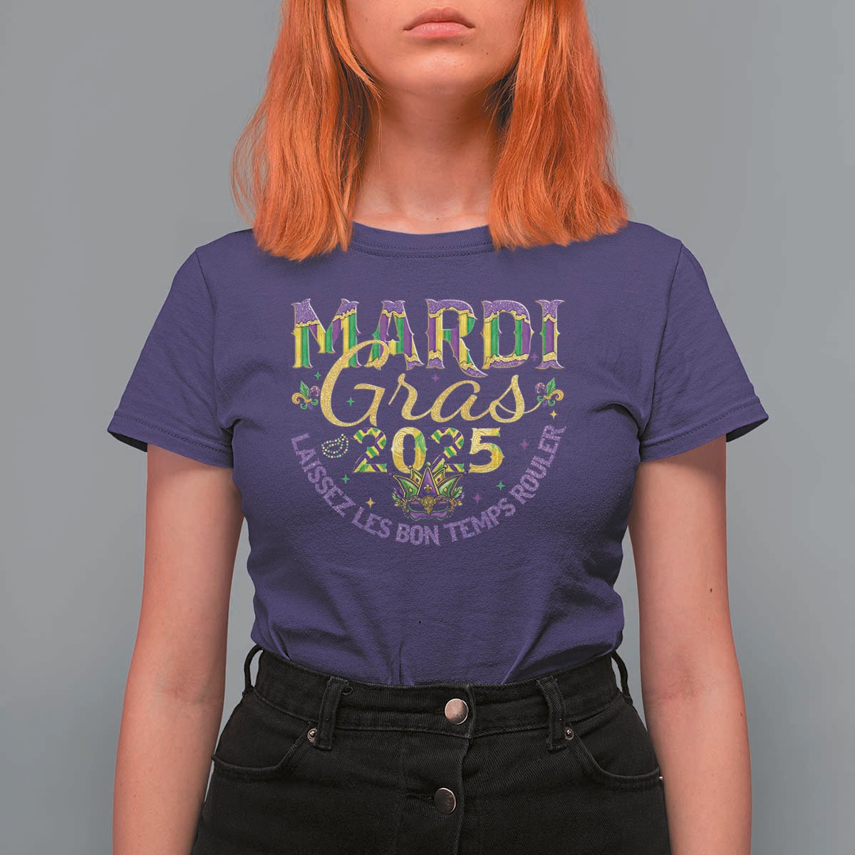 Mardi Gras 2025 T Shirt For Women Laissez Les Bon Temps Rouler