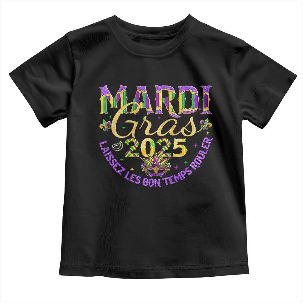 Mardi Gras 2025 Toddler T Shirt Laissez Les Bon Temps Rouler