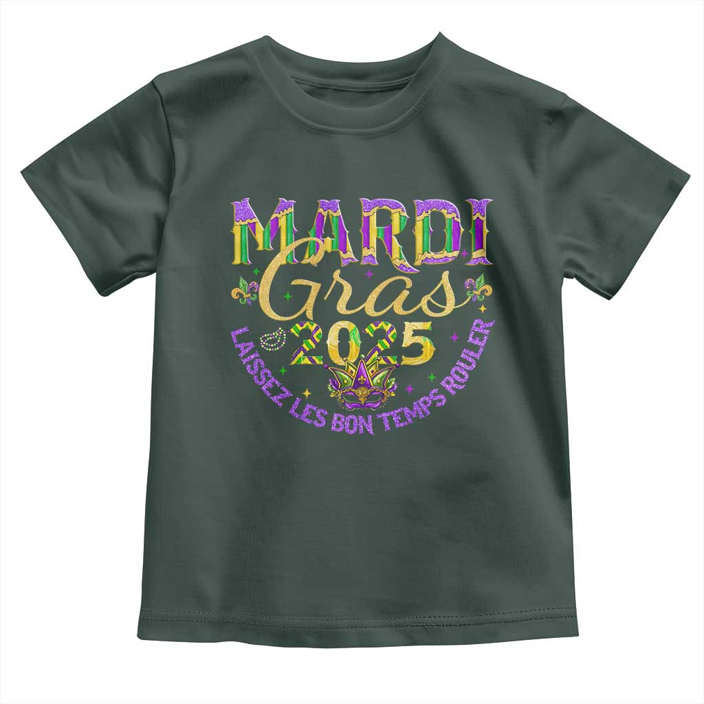 Mardi Gras 2025 Toddler T Shirt Laissez Les Bon Temps Rouler