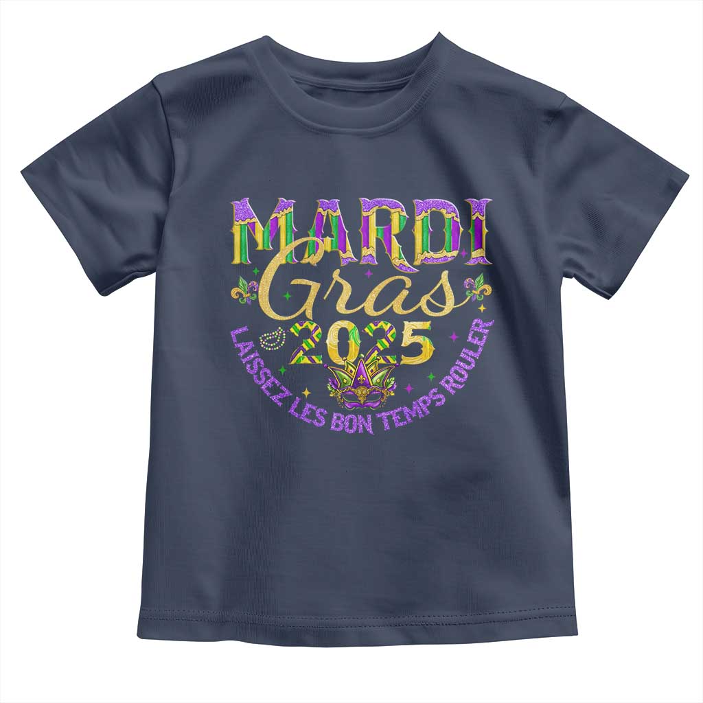 Mardi Gras 2025 Toddler T Shirt Laissez Les Bon Temps Rouler