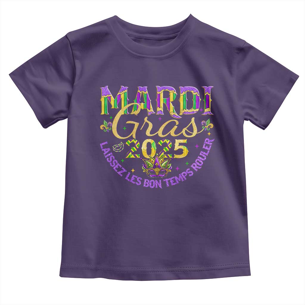 Mardi Gras 2025 Toddler T Shirt Laissez Les Bon Temps Rouler