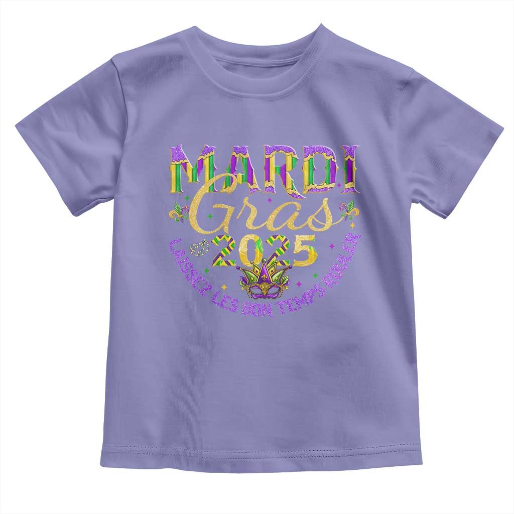 Mardi Gras 2025 Toddler T Shirt Laissez Les Bon Temps Rouler