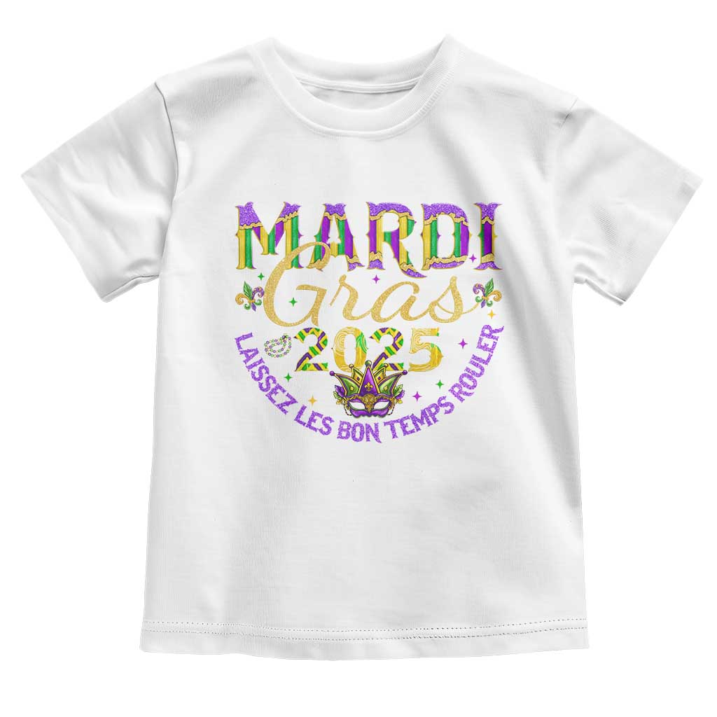 Mardi Gras 2025 Toddler T Shirt Laissez Les Bon Temps Rouler