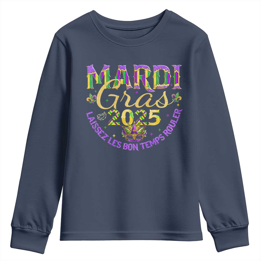 Mardi Gras 2025 Youth Sweatshirt Laissez Les Bon Temps Rouler