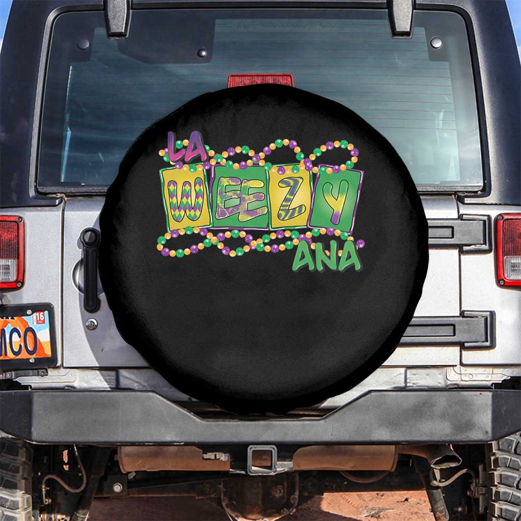 Mardi Gras La Weezy Ana Spare Tire Cover