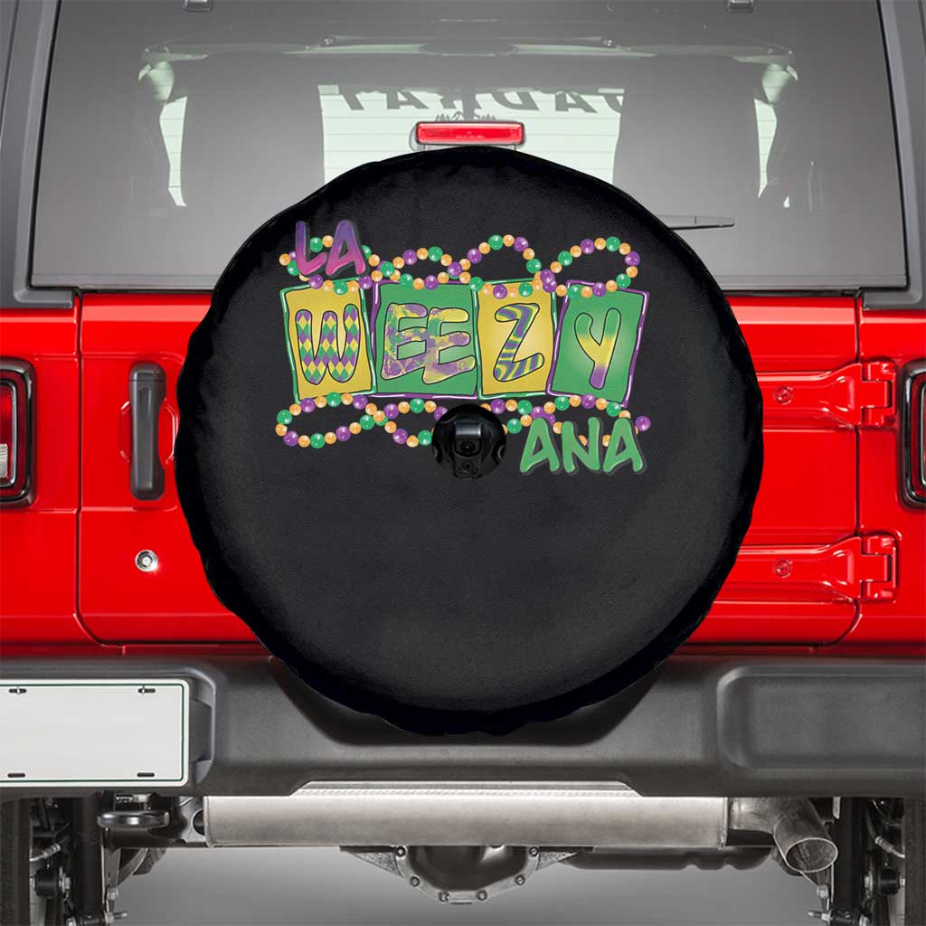 Mardi Gras La Weezy Ana Spare Tire Cover