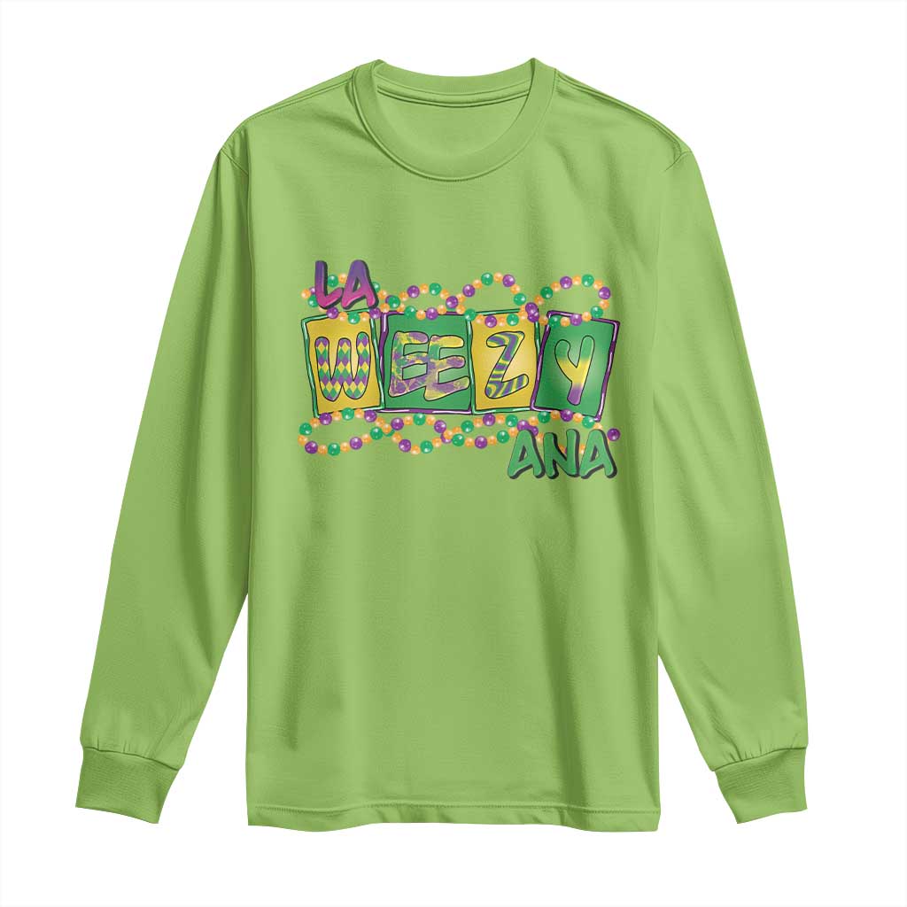 Mardi Gras La Weezy Ana Long Sleeve Shirt