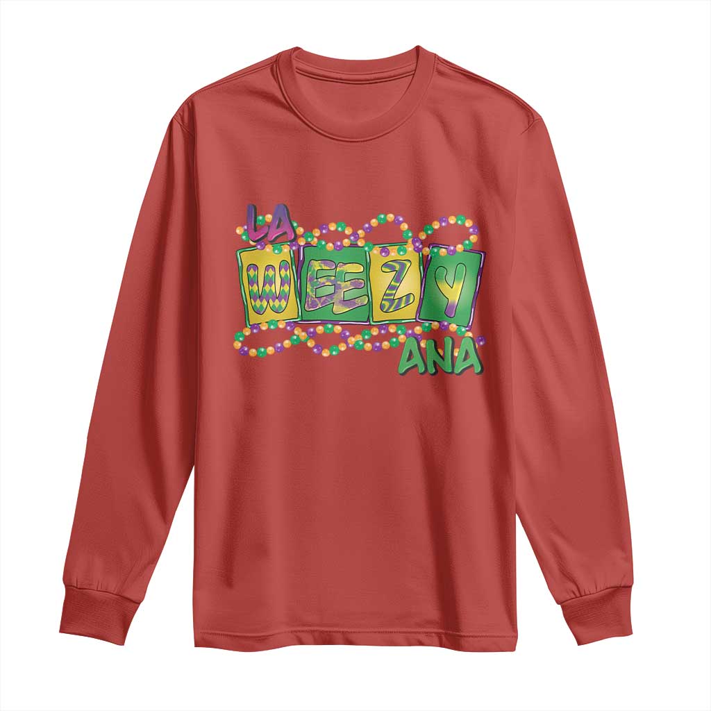 Mardi Gras La Weezy Ana Long Sleeve Shirt