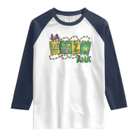 Mardi Gras La Weezy Ana Raglan Shirt