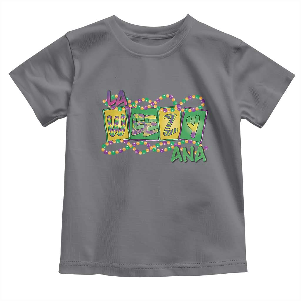 Mardi Gras La Weezy Ana Toddler T Shirt