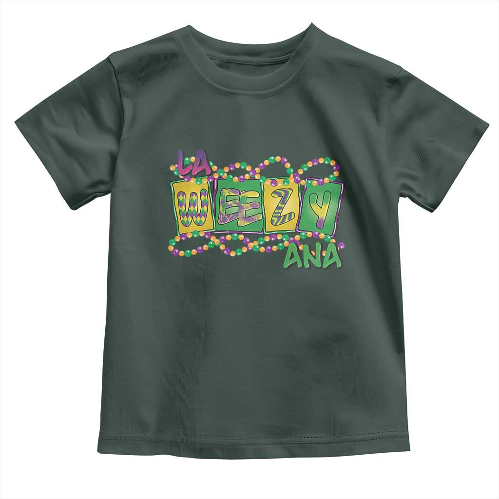 Mardi Gras La Weezy Ana Toddler T Shirt