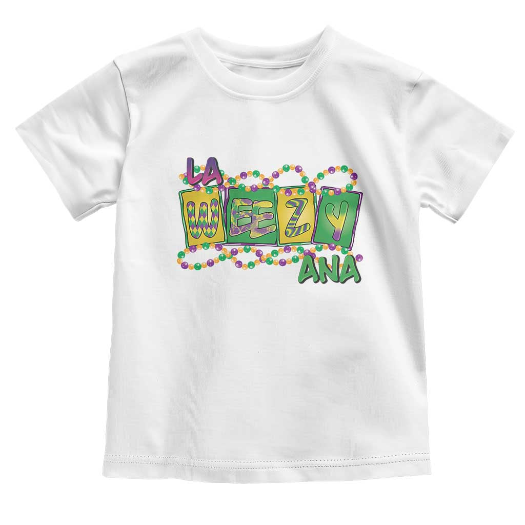 Mardi Gras La Weezy Ana Toddler T Shirt