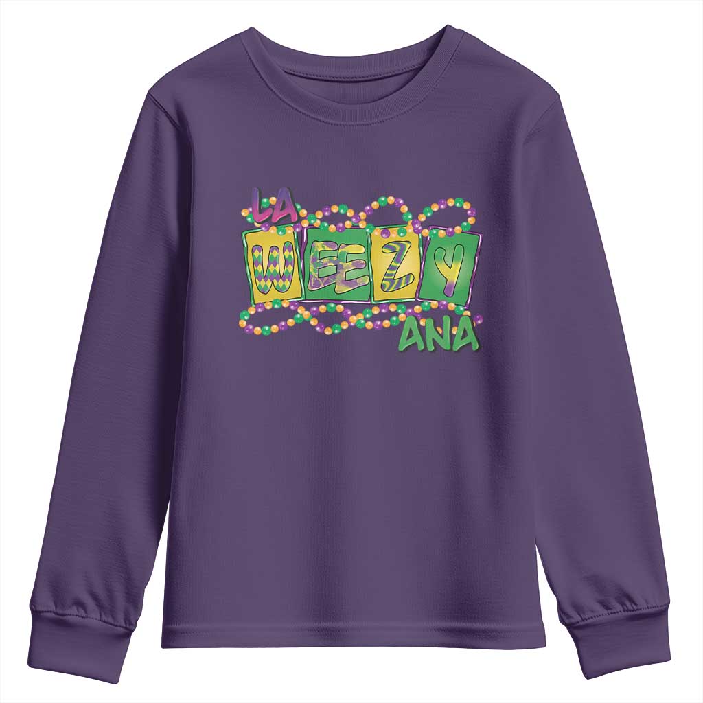 Mardi Gras La Weezy Ana Youth Sweatshirt