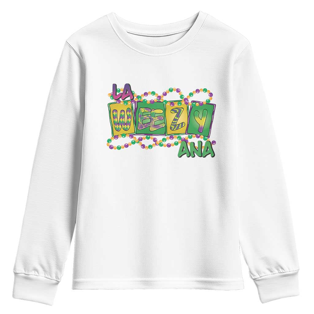 Mardi Gras La Weezy Ana Youth Sweatshirt