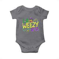 Mardi Gras Baby Onesie La Weezy Ana Hip Hop Aligator Louisiana