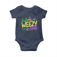 Mardi Gras Baby Onesie La Weezy Ana Hip Hop Aligator Louisiana