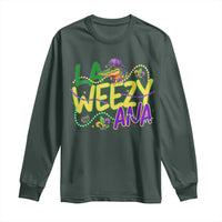 Mardi Gras Long Sleeve Shirt La Weezy Ana Hip Hop Aligator Louisiana