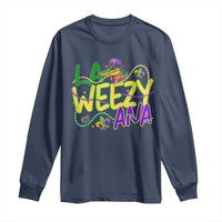 Mardi Gras Long Sleeve Shirt La Weezy Ana Hip Hop Aligator Louisiana