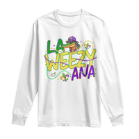 Mardi Gras Long Sleeve Shirt La Weezy Ana Hip Hop Aligator Louisiana
