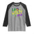 Mardi Gras Raglan Shirt La Weezy Ana Hip Hop Aligator Louisiana