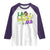 Mardi Gras Raglan Shirt La Weezy Ana Hip Hop Aligator Louisiana