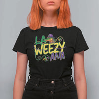 Mardi Gras T Shirt For Women La Weezy Ana Hip Hop Aligator Louisiana
