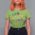 Mardi Gras T Shirt For Women La Weezy Ana Hip Hop Aligator Louisiana