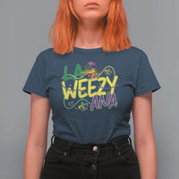 Mardi Gras T Shirt For Women La Weezy Ana Hip Hop Aligator Louisiana