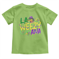 Mardi Gras Toddler T Shirt La Weezy Ana Hip Hop Aligator Louisiana
