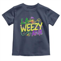 Mardi Gras Toddler T Shirt La Weezy Ana Hip Hop Aligator Louisiana