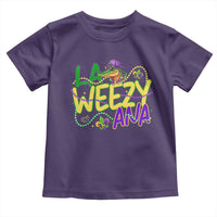 Mardi Gras Toddler T Shirt La Weezy Ana Hip Hop Aligator Louisiana