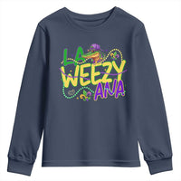 Mardi Gras Youth Sweatshirt La Weezy Ana Hip Hop Aligator Louisiana